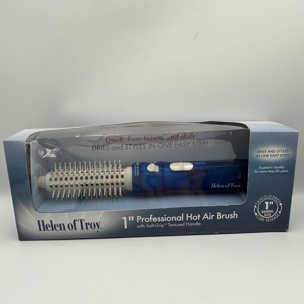 Helen of Troy 1" Professional Hot Air Brush Curling Iron Tangle Free Dries 1574
